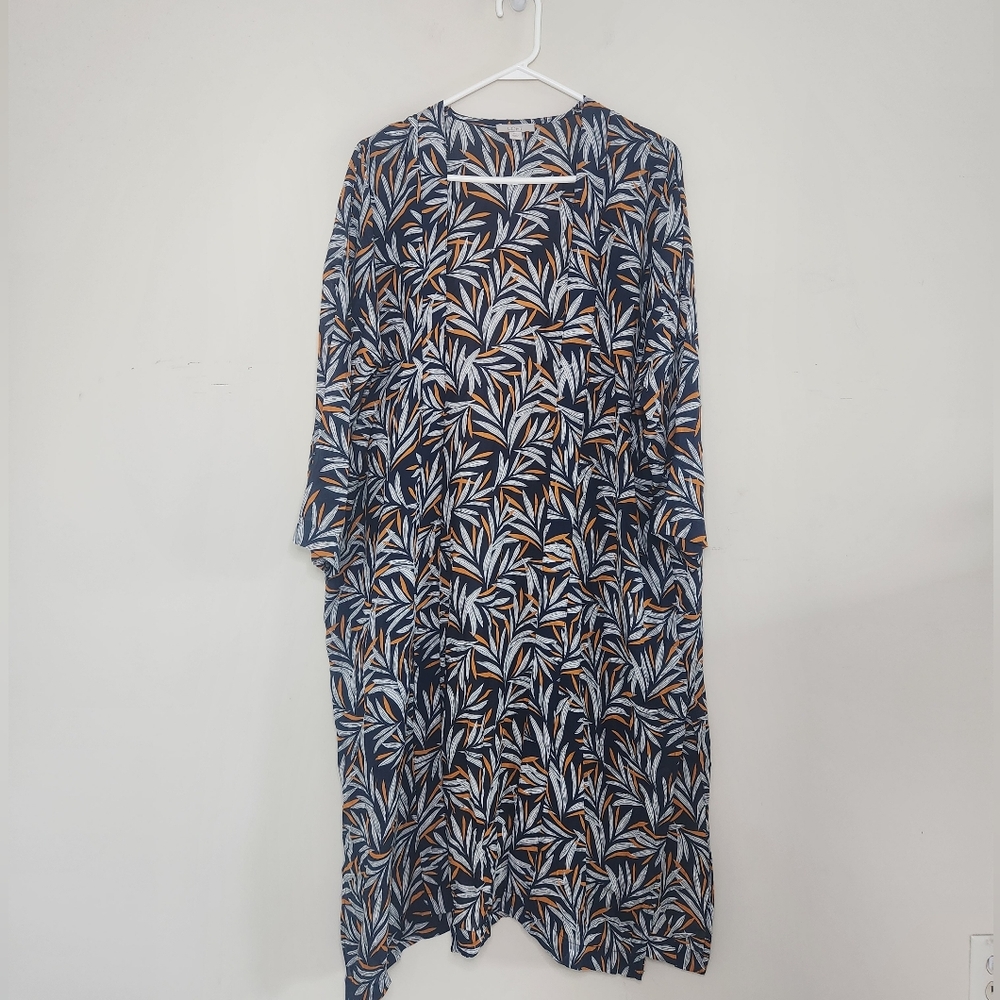 Women's Loft Long Kimono Sz Med /Large